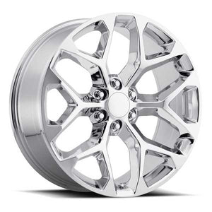 GMC Wheels RP09 24x10 6x139.7 Chrome fit Sierra 1500 Yukon Snowflake