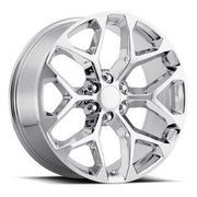 GMC Wheels RP09 22x9 6x139.7 Chrome fit Sierra 1500 Yukon Snowflake