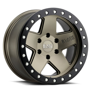 Black Rhino Wheels Crawler Beadlock Matte Bronze Black Lip