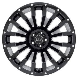 Black Rhino Wheels Pinatubo Gloss Black Milled Inside Window