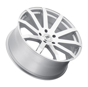 Black Rhino Wheels Traverse Silver Machine Cut Face